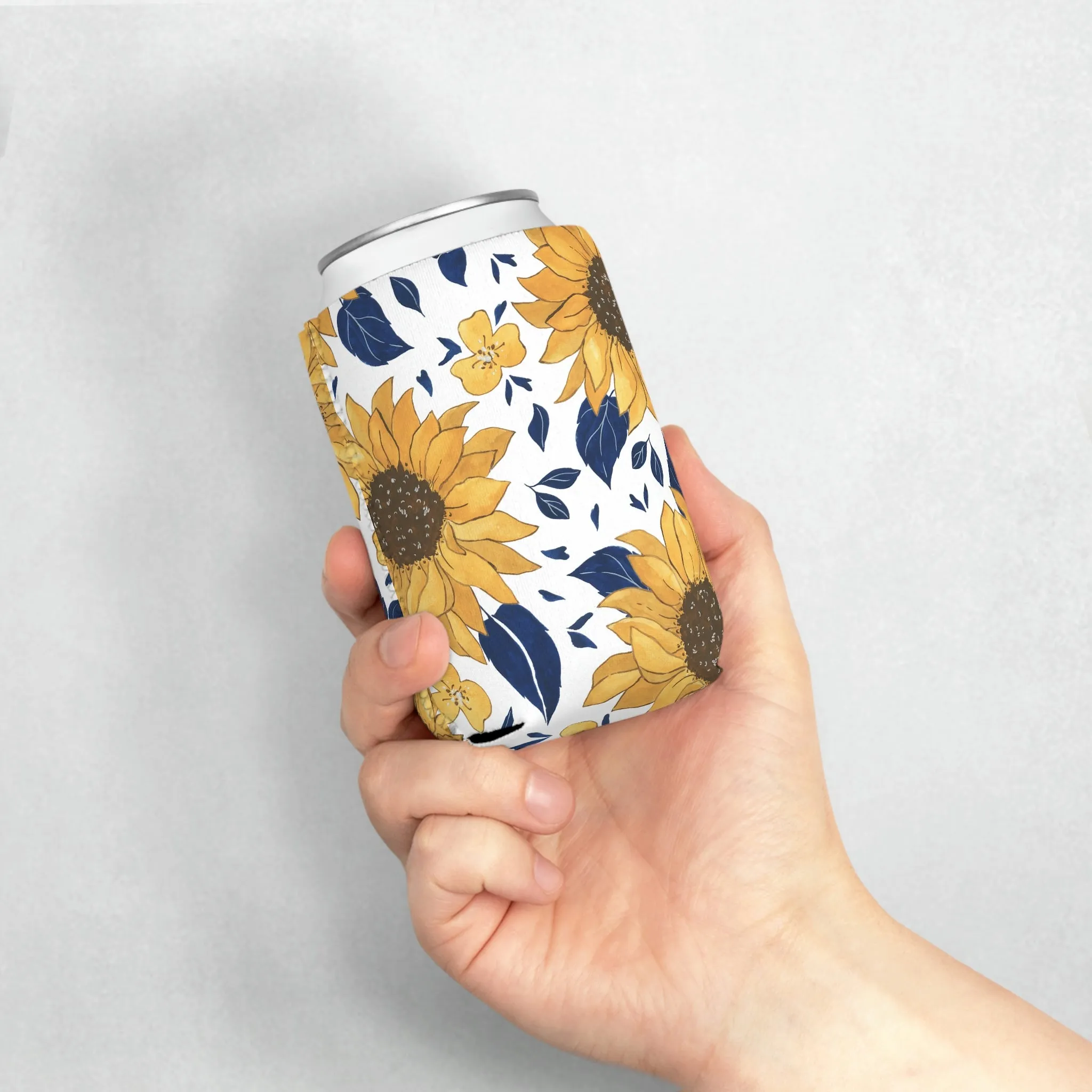 sunflower Can Cooler Sleeve