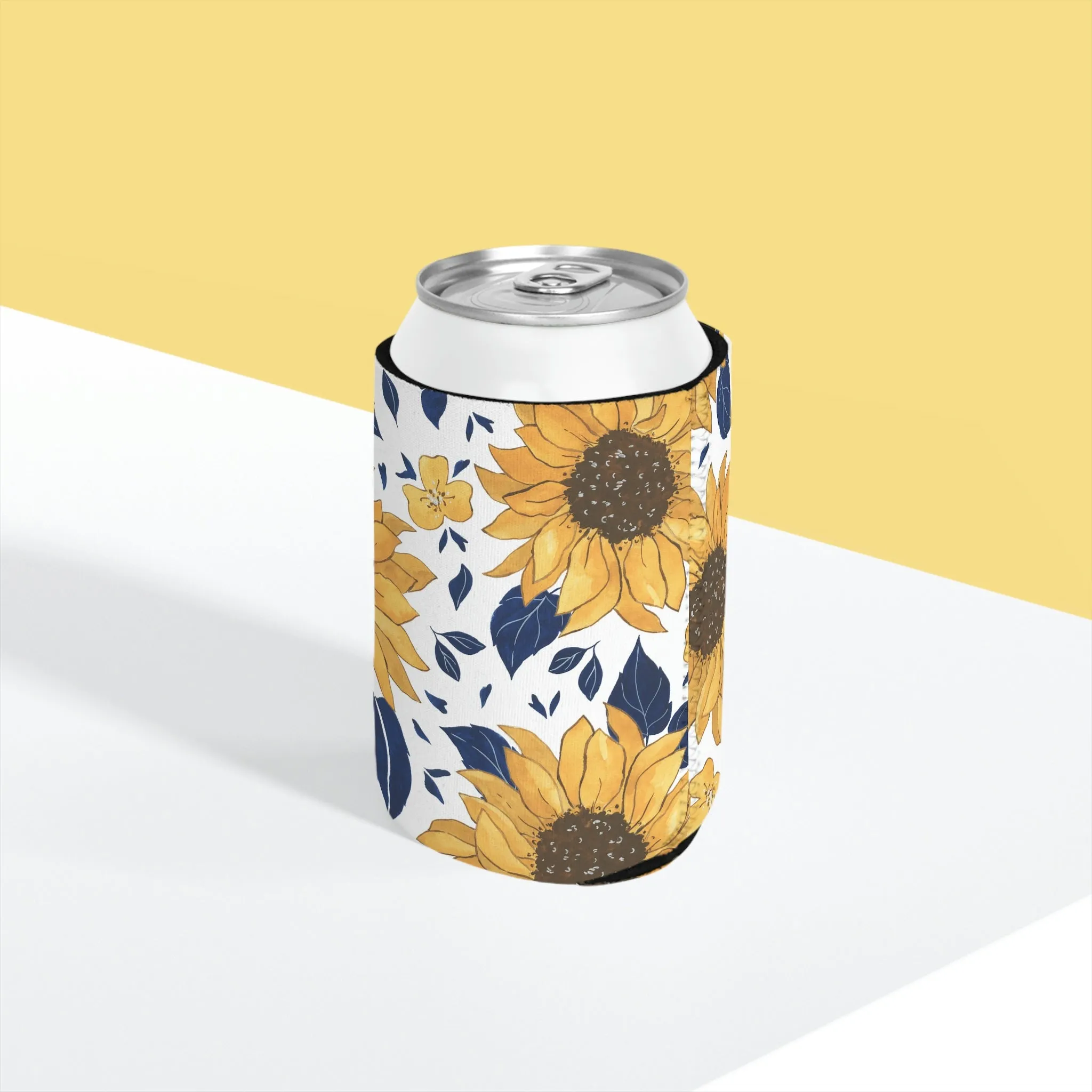 sunflower Can Cooler Sleeve