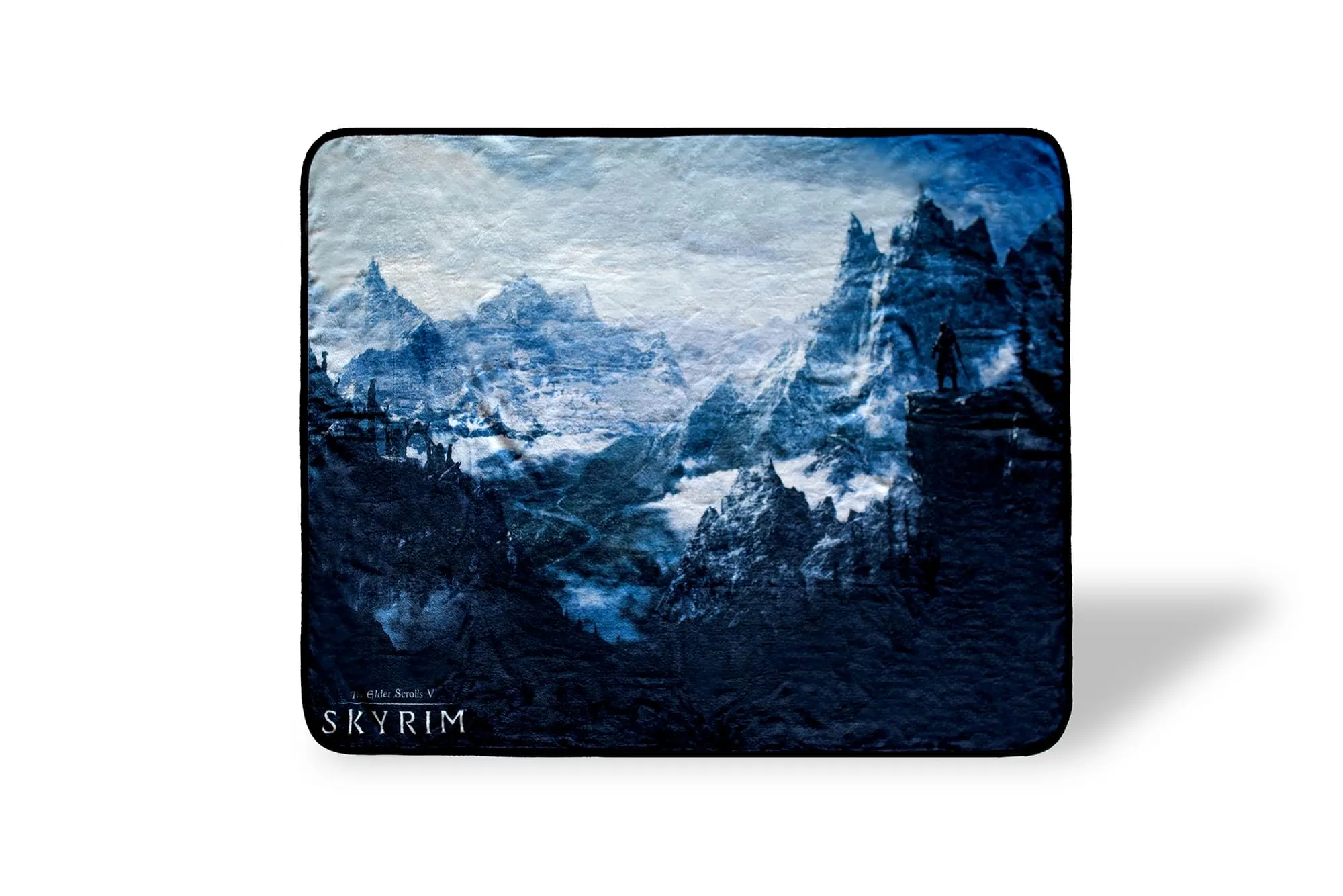 The Elder Scrolls Skyrim Video Game Fleece Throw Blanket | 60 x 45 Inches