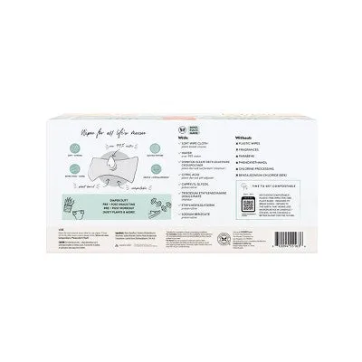 The Honest Company Plant-Based Baby Wipes made with over 99% Water - Sunburst - 864ct