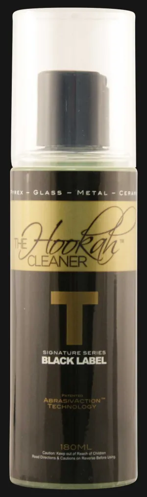 The Hookah Cleaner - Black Label T Pipe Cleaner 180 ML.