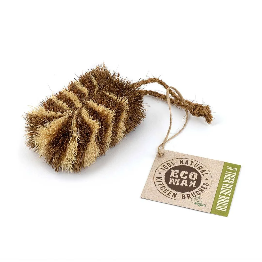 Tiger Veggie Brush - All Natural Handmade