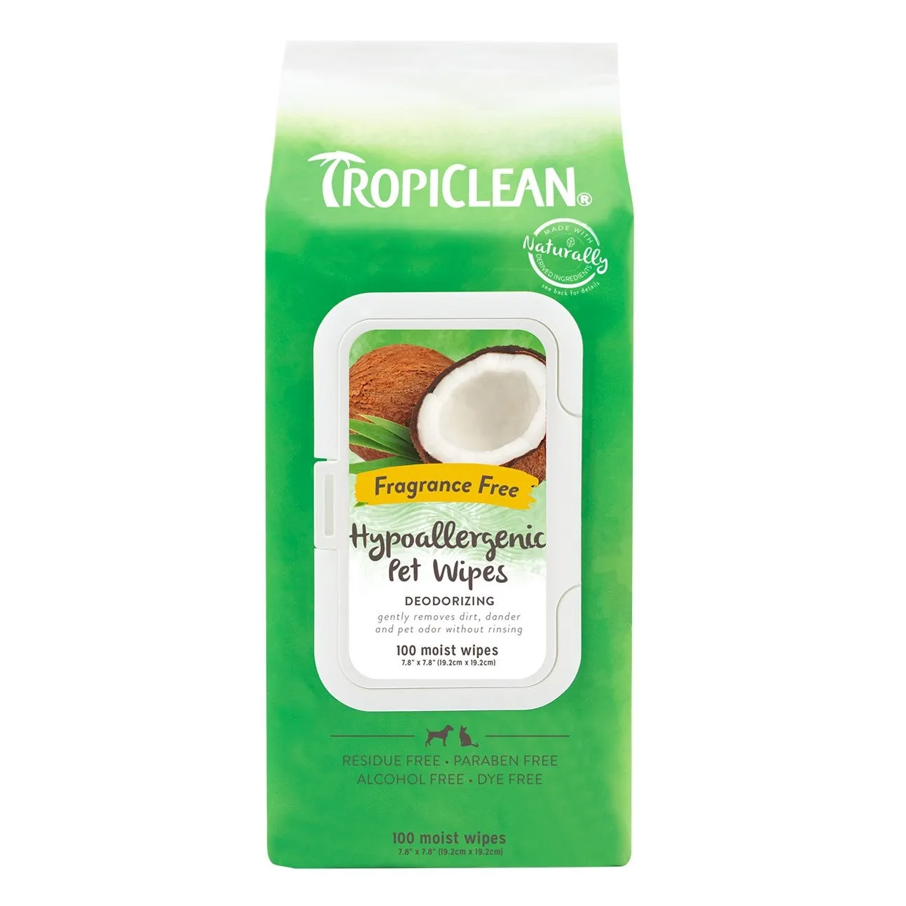 Tropiclean - Hypoallergenic Wipes for Pets