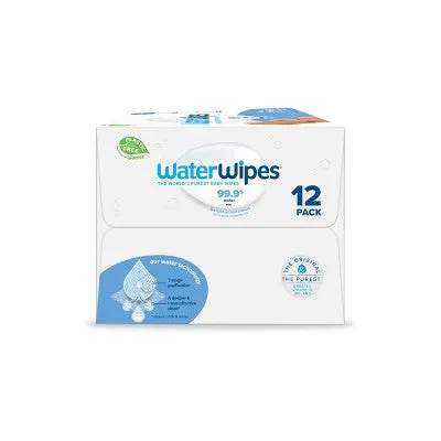 WaterWipes Plastic-Free Original Water Baby Wipes - 720ct